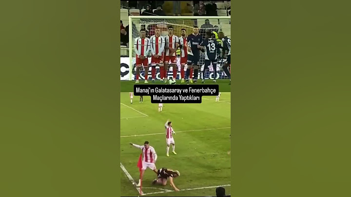 Galatasaray Sivasspor Maçı Öncesi Manaj'ın Fenerbahçe ve Galatasaray maçlarında Yaptıkları #gsvsvs
