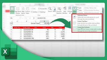 How to Freeze Multiple Rows or Columns Using Freeze Panes in Excel | Microsoft Excel Tutorial (2025)