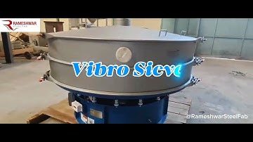 Vibro Sieve for Detergent Powder Plant | High-Speed Screening Machine | Rameshwar Steel Fab