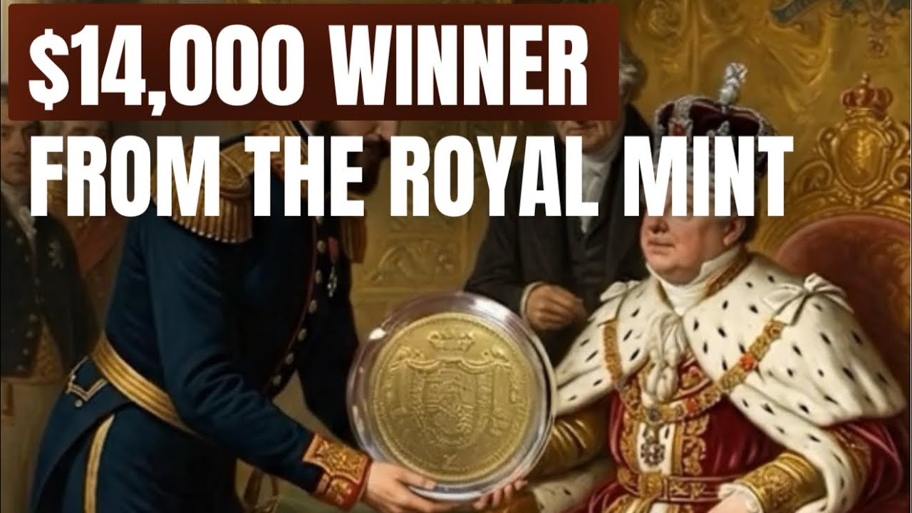 Золотая монета, выигранная Королевским монетным двором, стоимостью 14 000 долларов — тираж 60 экз...