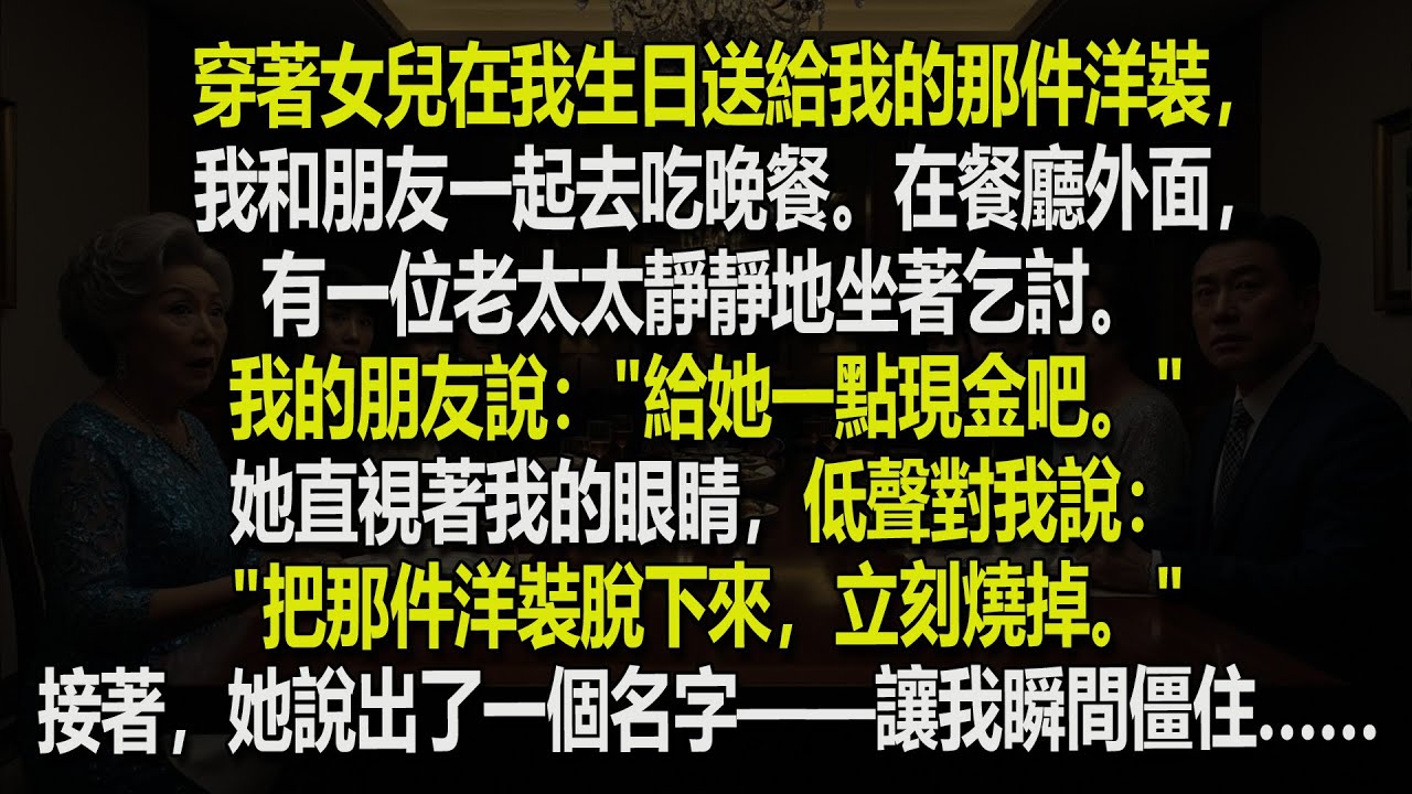 穿著女兒在我生日送給我的那件洋裝，我去見朋友，結果發生了一件可怕的事情…… 👗🎂