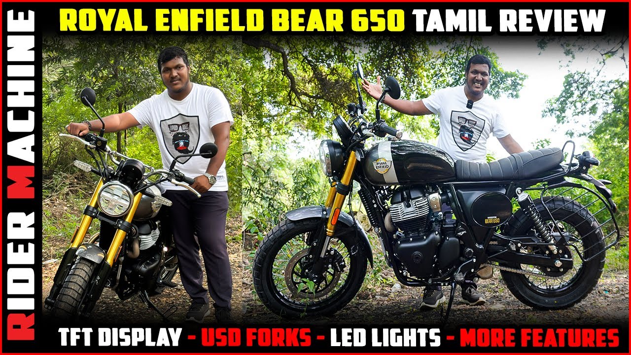 Royal Enfield Bear 650 Review in Tamil || First Video on YouTube || Rider Machine