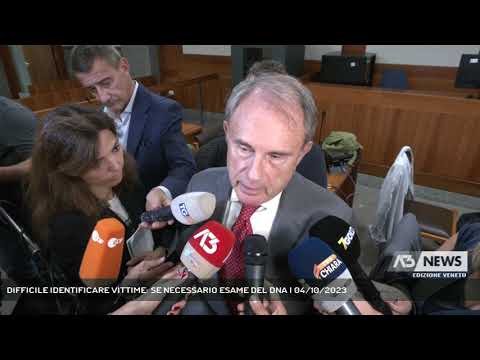 DIFFICILE IDENTIFICARE VITTIME: SE NECESSARIO ESAME DEL DNA | 04/10/2023