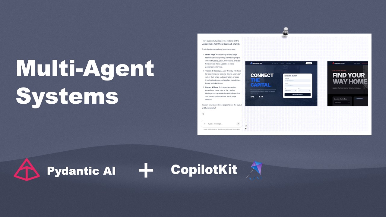 Master Pydantic AI - Part 2: Agent Delegation, Human In The Loop, CopilotKit (AI Website Builder)
