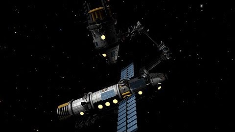KSP - Modern Robotic Arm Grapling and Docking - First Experiment at Teststation