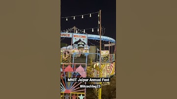 MNIT Jaipur annual  Fest 23 | Blitzschlag23 #mnit #iitbombay #iit #blitz #annualfest #collegefest