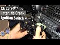 Chevrolet Corvette: Intermittent No Crank - Ignition Switch