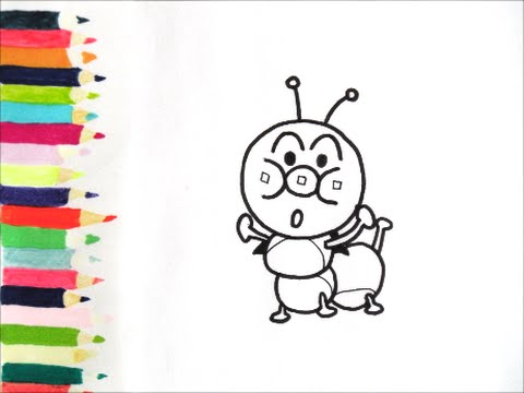 アンパンマンイラスト 描けたらうれしい メロンパンナちゃんの絵の描き方 How To Draw Anpanman Youtube