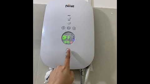 Máy nước nóng trực tiếp Ferroli hiển thị nhiệt độ chính hãng KAG-DIVO-SDP 4.5S