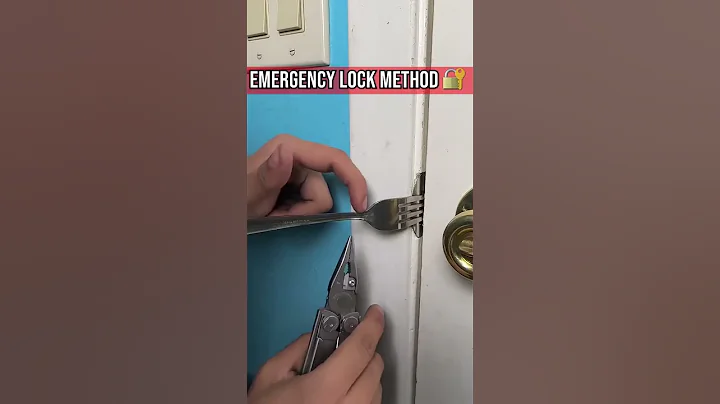 How a Simple Fork Can Instantly Secure Your Door 🛡️ #shorts