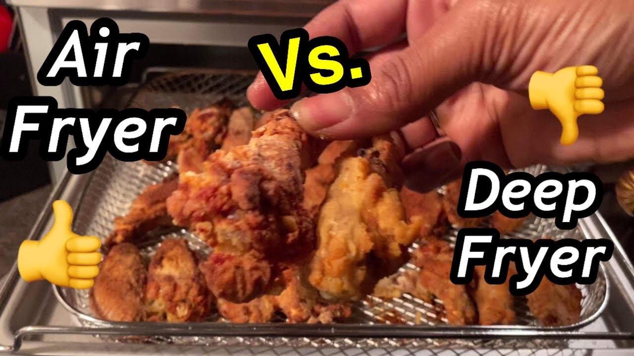 Air Fryer Chicken Wings Vs. Deep Fryer Chicken Wings YouTube