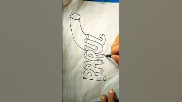 Parul name drawing 💐💐🌹#drawing #youtubeshorts #short #viral