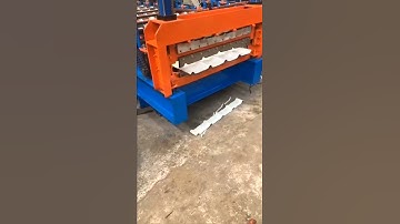 Double layer roof sheet roll making machine