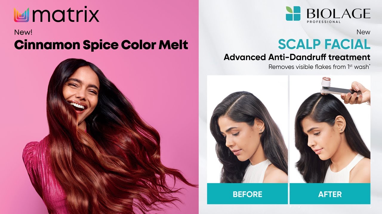 Matrix Color Melt Cinnamon Spice & Biolage Scalp Facial YouTube