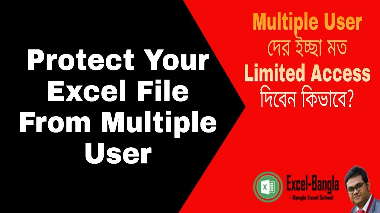 How to protect your excel sheets (Multiple user limited access)? - YouTube