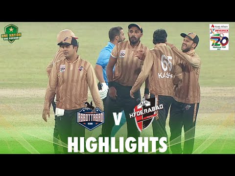 Full Highlights | Abbottabad vs Hyderabad | Match 18 | National T20 Cup 2025 | PCB | MA2A