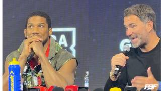 WHAT DO YOU MEAN? - ANTHONY JOSHUA AND EDDIE HEARN SOUND OFF ON TYSON FURY AFTER KO OF PRENGA