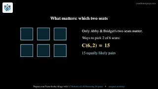 2018 AMC 8 – Problem 11: Abby and Bridget Seating | Your Future Prep