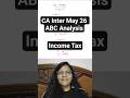 CA Inter May 2026 | Income Tax ABC Analysis 🔥 #icai #cainter #may2026 #abcanalysis