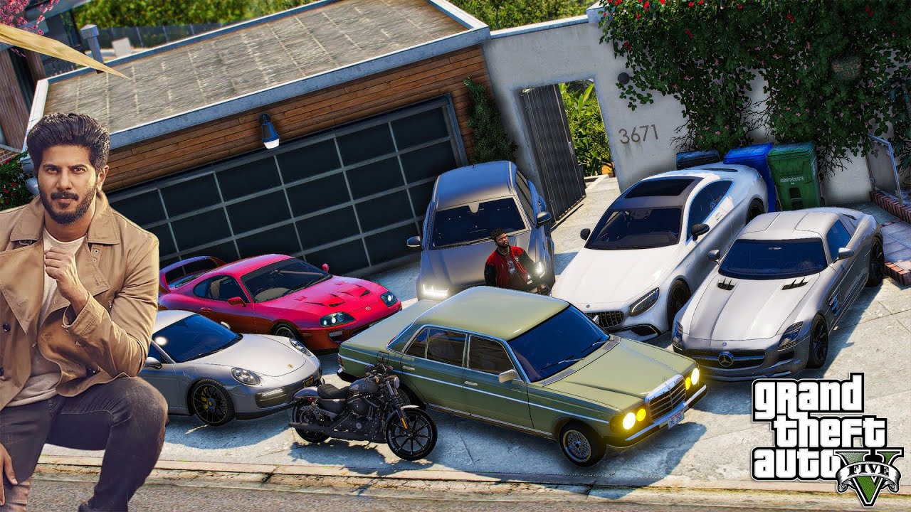 GTA 5 -  Stealing Dulquer Salmaan's Supercars !!
