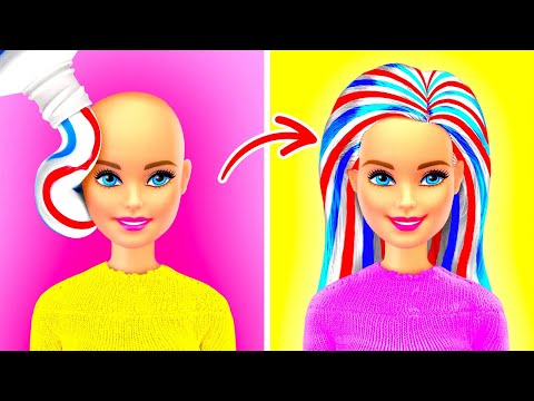 AMAZING DOLL MAKEOVER ✨ Cutest DIY Ideas For Dolls