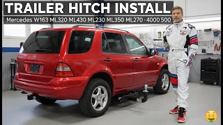 How to Install a Tow Hitch on a Mercedes W163 M-Class SUV - Full Installation Guide