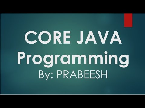 Core Java - 12 - The this Keyword