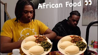 Ki & Jdot First Time Eating African Food!