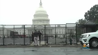 Law Enforcement Braces For Justice For J6 Rally At Capitol Hill Saturday