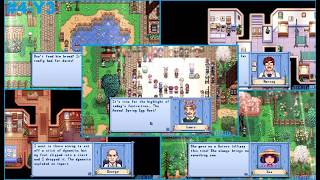 Ep4 Year 3 Stardew Valley Expanded+Mods: Day 13 Spring - Harvey, Eloise, Jas, George, Egg Festival