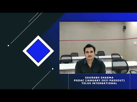 PGDAC Candidate sharing his experience at CDAC Noida | Memorable Journey | Online Classes