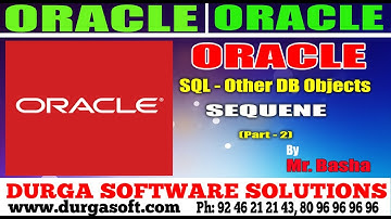 Oracle Tutorial || Oracle|Sql -Other DB Objects-Sequence Part - 2 by basha
