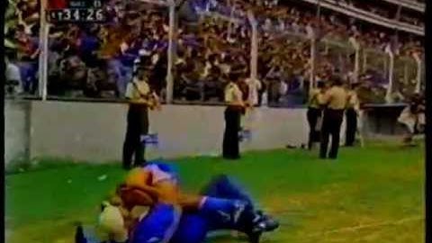 Gol de Carlos Alberto Juarez. Emelec 1 - El Nacional 0. Emelec Campeón 2001