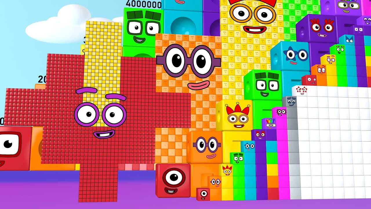 Головоломка Numberblocks 1300 100 000 130 000 000 | Веселый счет для детей