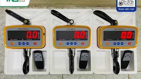 Hướng dẫn sử dụng cân treo điện tử OCS XZ 1 tấn chính hãng Fuda