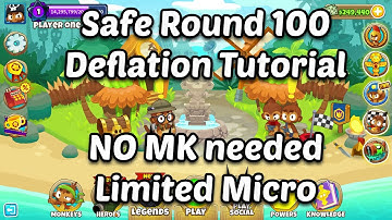 BTD6 - Deflation Round 100 Achievement with no MK (inflated) TESTED on rel. 50