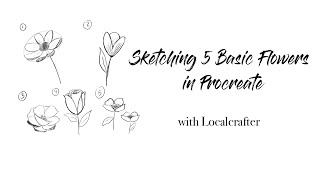 Procreate Tutorial: How to draw  easy flowers in Procreate screenshot 4