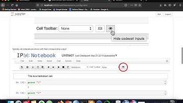 How to Hide all the code cells in Jupyter Notebook Python with single Click