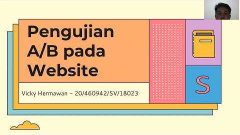 Pengujian A/B Testing