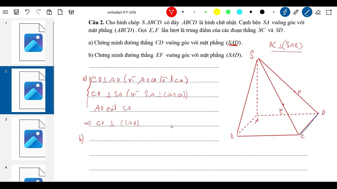 OnGiuaKy2 K11-Chứng minh dt vg mp