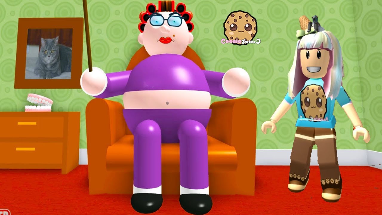 Update New My Grandma ! Roblox Obby Cookie Swirl C