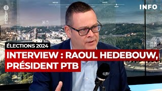 Élections 2024 : l'interview de Raoul Hedebouw, président du PTB dans Matin Première - RTBF Info