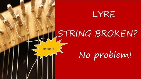 How to string a LYRE