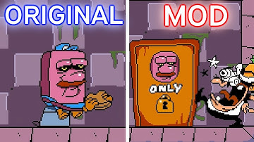 Pizza Tower, but BACKWARDS John Gutter! [Pizza Tower AFOM mods Gameplay]