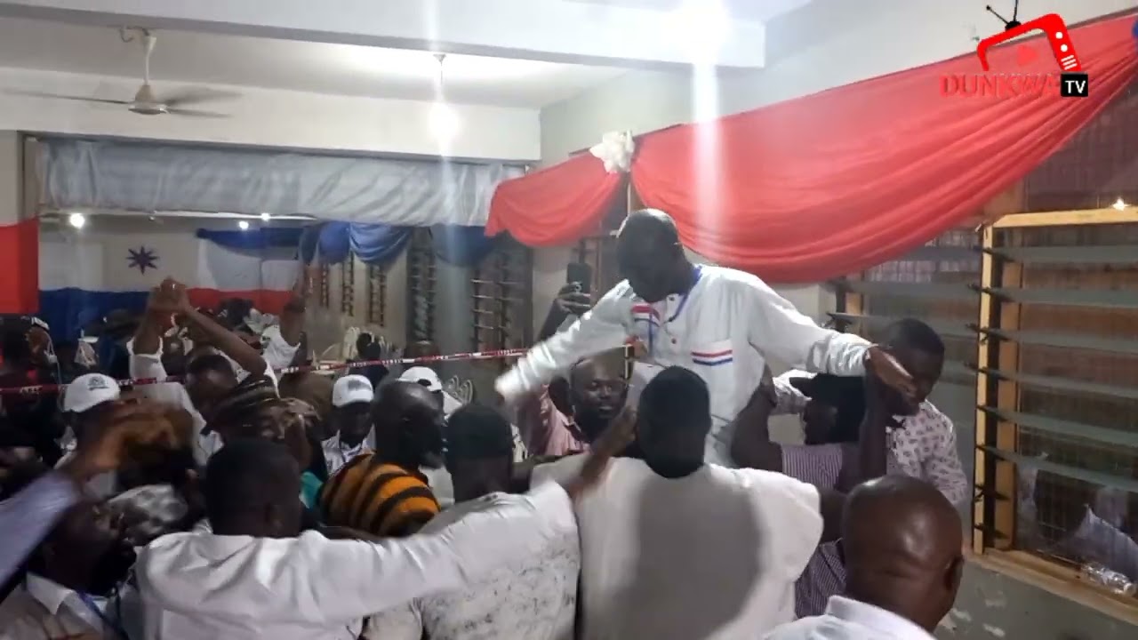 Jubilation As Robert Kutin Re-lected NPP Central Regional Chairman for 3rd time