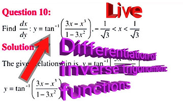 Differentiation of Inverse Trigonometric function ||JEE Short Tricks||