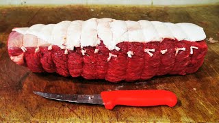 The Butchers Knot. How To Tie The Butchers Knot. How To Tie Meat. Butchers Knot Tutorial. #SRP