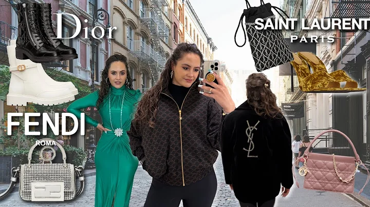 Christmas Luxury Shopping Vlog 2022 in NYC Soho Bo...