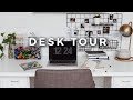 Desk Tour + Office Organization! (Stationery Storage & Minimal Workspace)