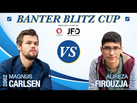 World Chess Champion Magnus Carlsen vs. GM Alireza Firouzja | Banter Blitz Cup